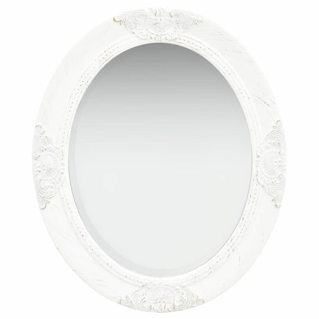 Miroir mural Vidaxl Style baroque 50x60 cm blanc