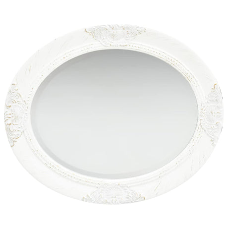 Miroir mural Vidaxl Style baroque 50x60 cm blanc
