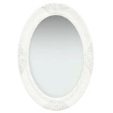 Vidaxl Wall Mirror Baroque Style 50x70 cm hvit