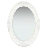 Miroir mural Vidaxl Style baroque 50x70 cm blanc