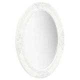 Vidaxl Wall Mirror Baroque Style 50x70 cm hvit