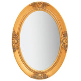 Vidaxl Wall Mirror Baroque Style 50x70 cm gullfarget