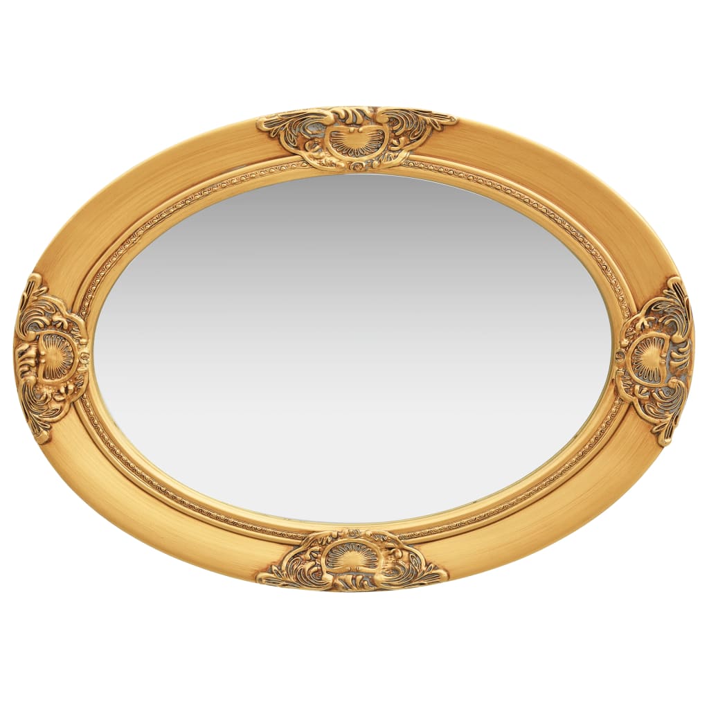 Vidaxl Wall Mirror Baroque Style 50x70 cm złota