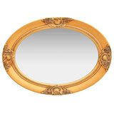 Vidaxl Wall Mirror Baroque Style 50x70 cm gullfarget