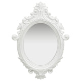 Vidaxl Miroir Miroir Castle Style 56x76 cm blanc