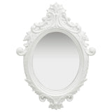 Vidaxl Wall Mirror Castle Style 56x76 cm vit