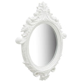 Vidaxl Wall Mirror Castle Style 56x76 cm hvit