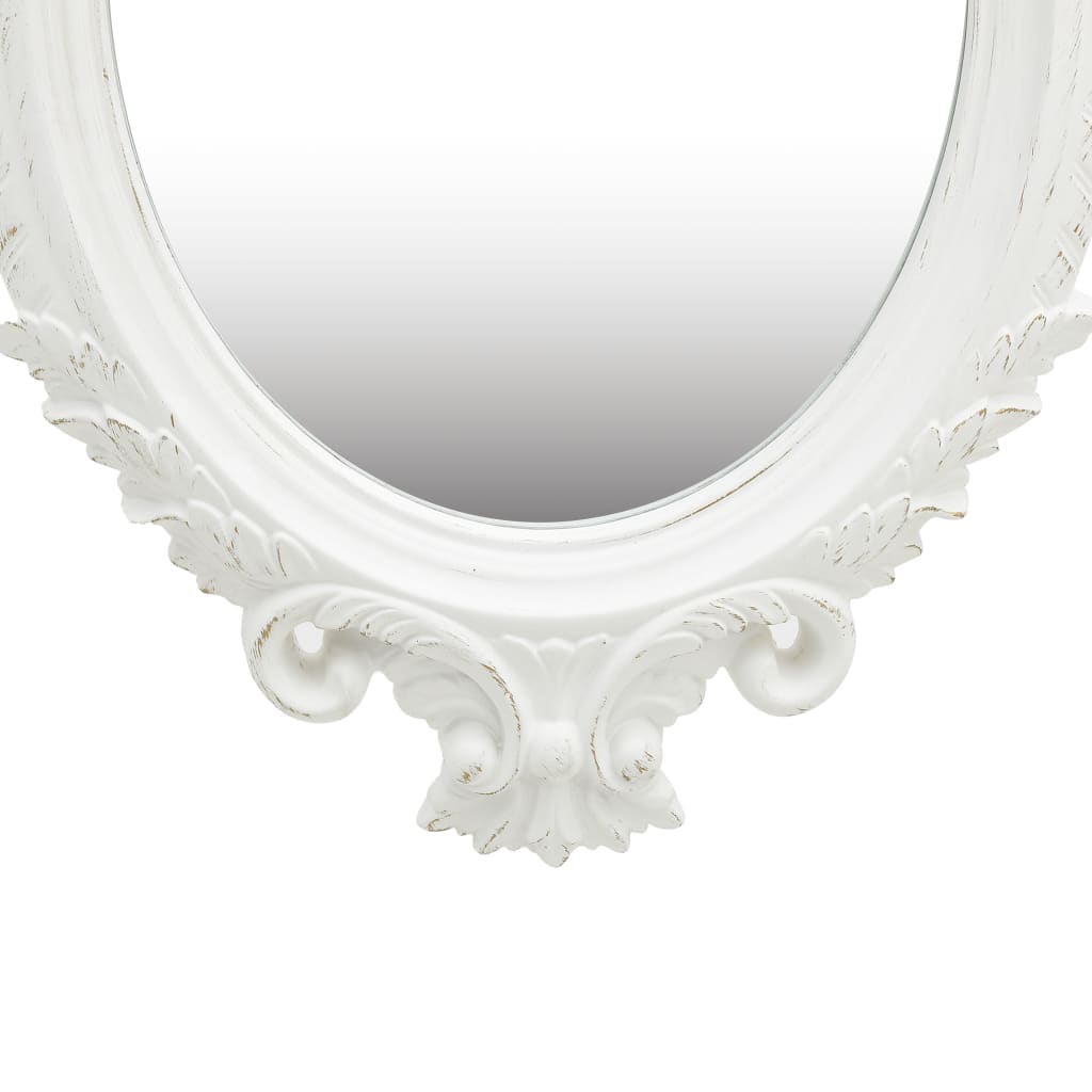 Vidaxl Wall Mirror Castle Style 56x76 CM White