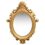 Vidaxl Wall Mirror Castle Style 56x76 cm Gold coloré