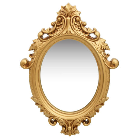 Vidaxl Wall Mirror Castle Style 56x76 cm Gold coloré