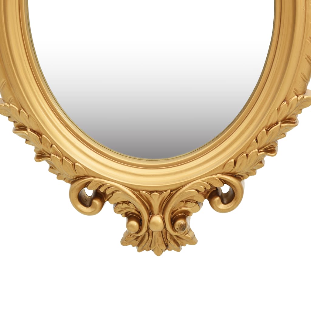 Vidaxl Wall Mirror Castle Style 56x76 cm Gold coloré