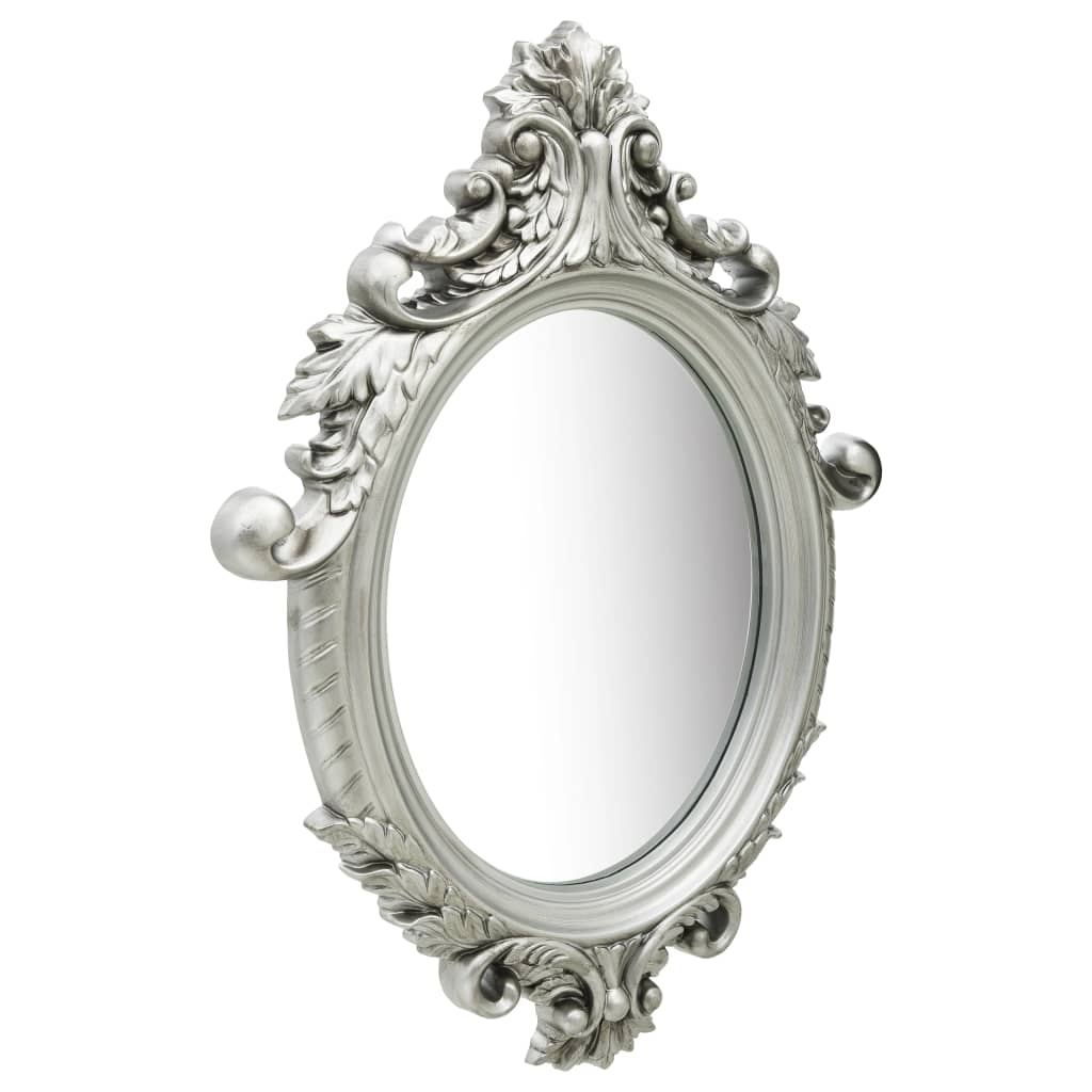 Vidaxl Wall Mirror Castle Style 56x76 cm Colore en argent