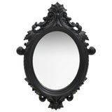 Vidaxl Wall Mirror Castle Style 56x76 cm noir