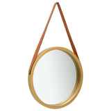 Vidaxl Wall Mirror s pneumatikou 50 cm zlaté barvy