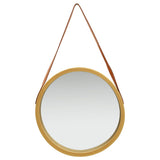 Vidaxl Wall Mirror s pneumatikou 50 cm zlaté barvy