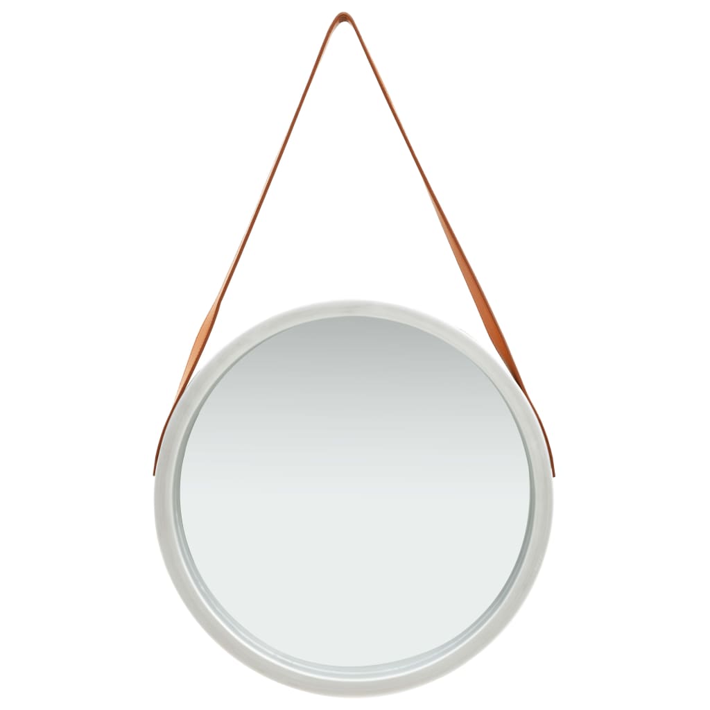 Vidaxl Wall Mirror s pneumatikou 50 cm stříbrné barvy