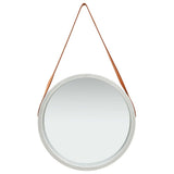 Miroir mural vidaxl avec pneu 50 cm de couleur argentée
