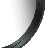 Vidaxl Wall Mirror With Band 50 Cm Black