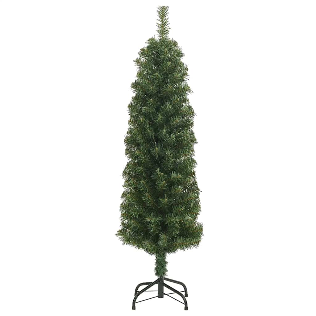 Vidaxx sapin de Noël artificiel avec standard étroit 150 cm PVC vert
