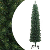 Vidaxx sapin de Noël artificiel avec standard étroit 180 cm PVC vert