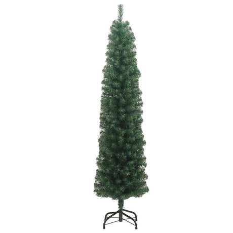 Vidaxx sapin de Noël artificiel avec standard étroit 180 cm PVC vert