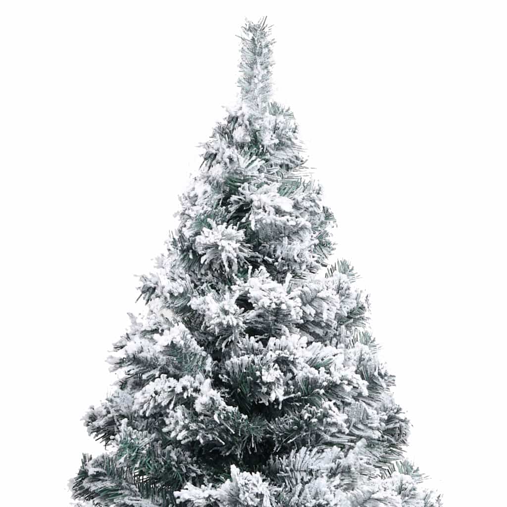 Vidaxl kunstkerstboom avec neige de 150 cm vert