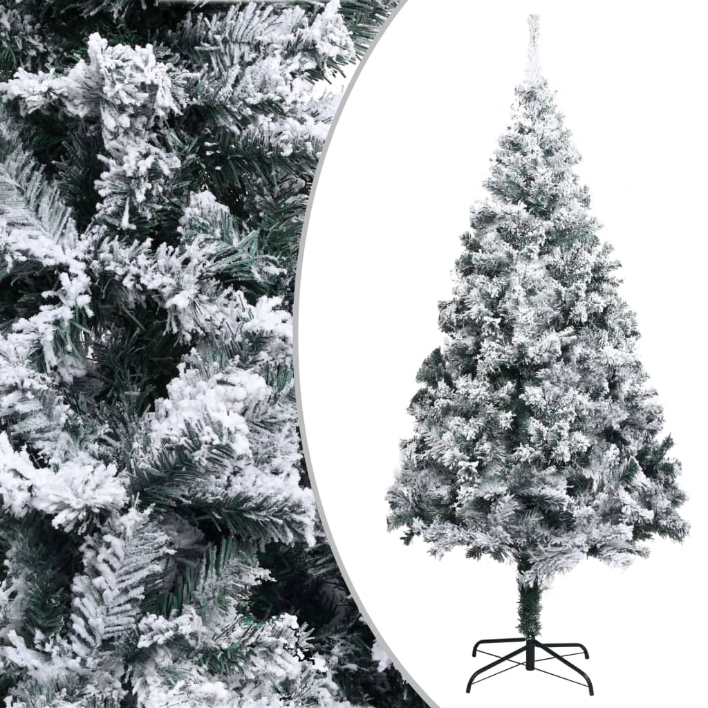 Vidaxx sapin de Noël artificiel avec neige 180 cm vert