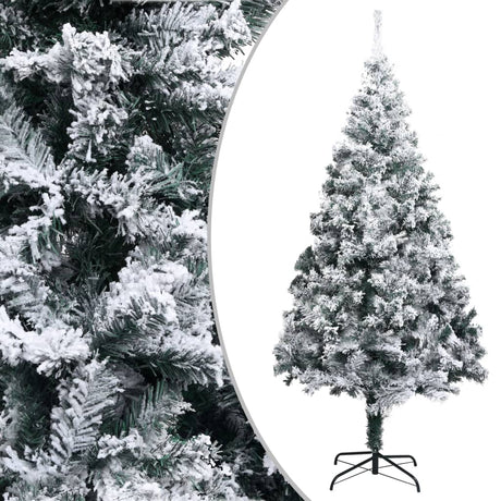Vidaxx sapin de Noël artificiel avec neige 180 cm vert