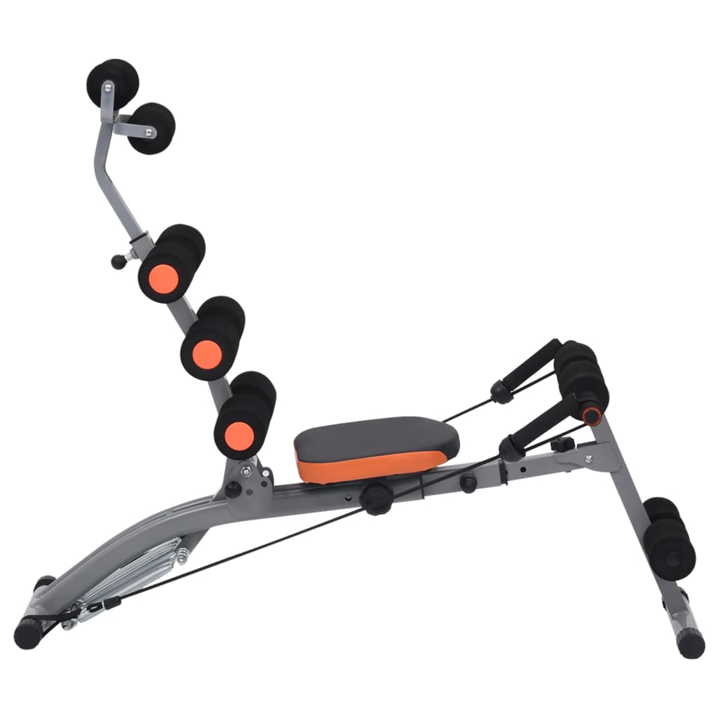 Vidaxl Entrenador muscular abdominal en forma de L con cables elásticos