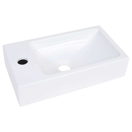 Vidaxl Washbasin 400x220x90 mm SMC blanc