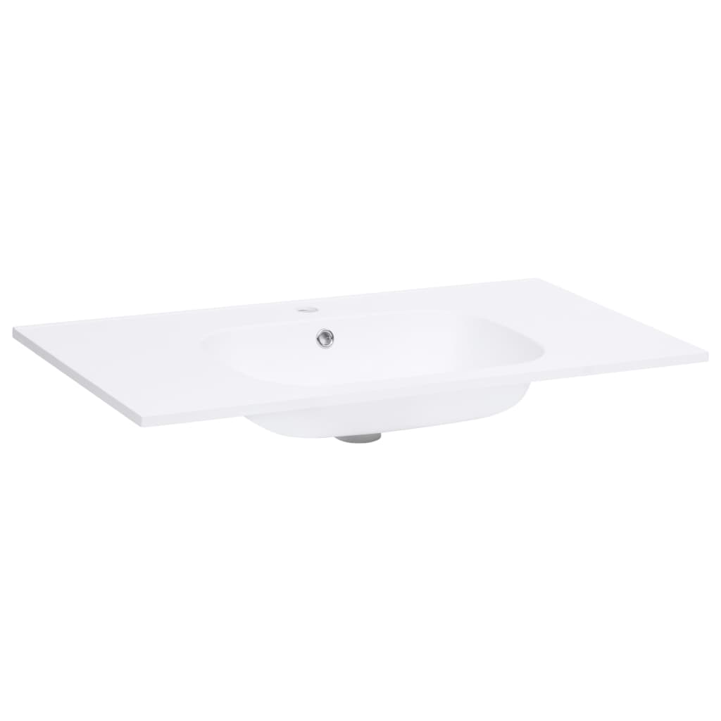 Vidaxl Washbasin construit -in 605x460x105 mm smc blanc