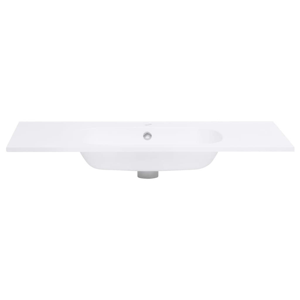 BIDAXL WASHBASIN Byggt -in 605x460x105 mm SMC White