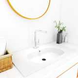 BIDAXL WASHBASIN Byggt -in 605x460x105 mm SMC White