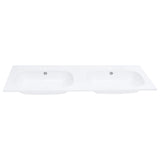 Vidaxl Washbasin Built -In Double 1205x460x145 mm SMC bílá