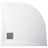 Bac de douche vidaxl 90x90 cm smc blanc
