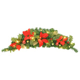 Vidaxl Christmas Arch med LED -lys 90 cm PVC grønn