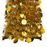 Vidaxl Kunstkerstboom Pop-up 120 cm PET Gold colored