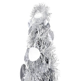 Vidaxl Kunstkerstboom pop-up 150 cm Pet Silver Colored