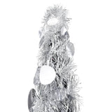 Vidaxl Kunstkerstboom pop-up 180 cm Pet Silver Colored