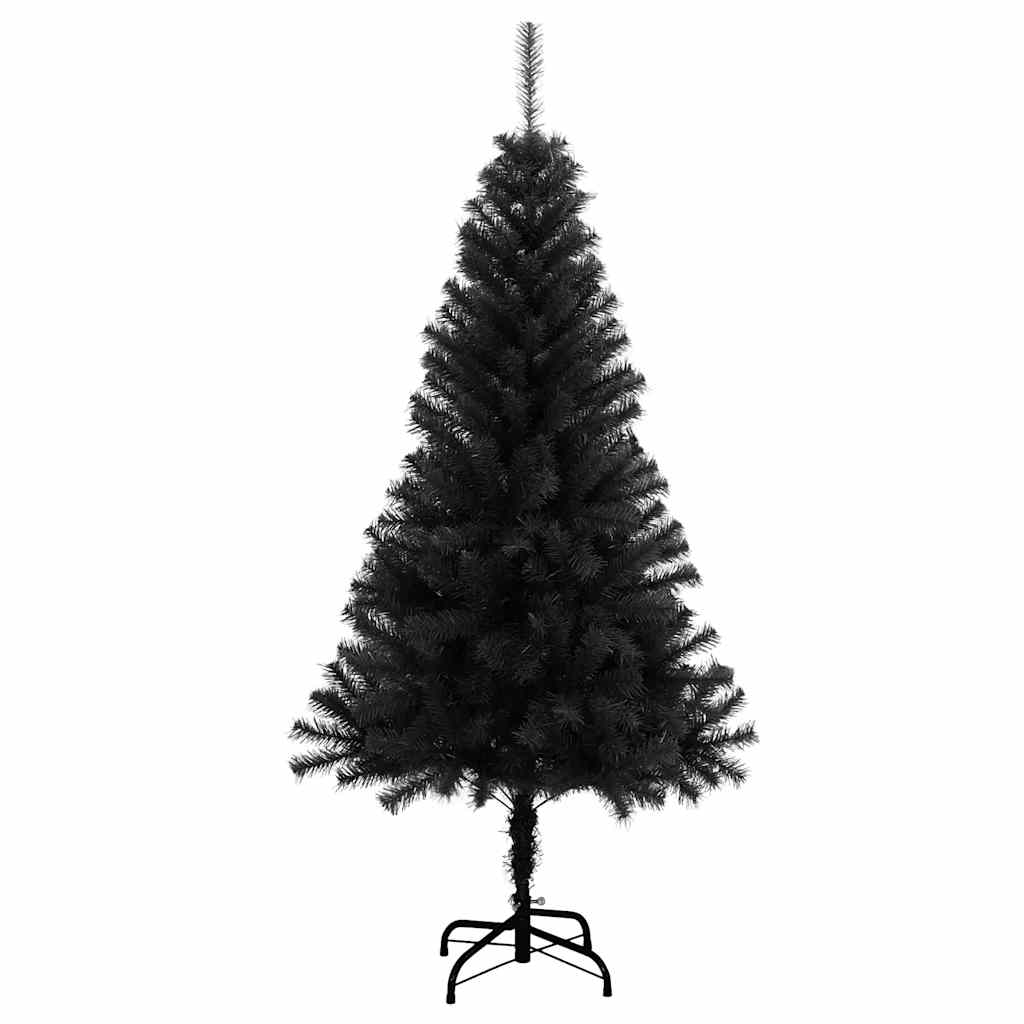 Vidaxl Kunstkerstboom con 150 cm standard Pvc nero