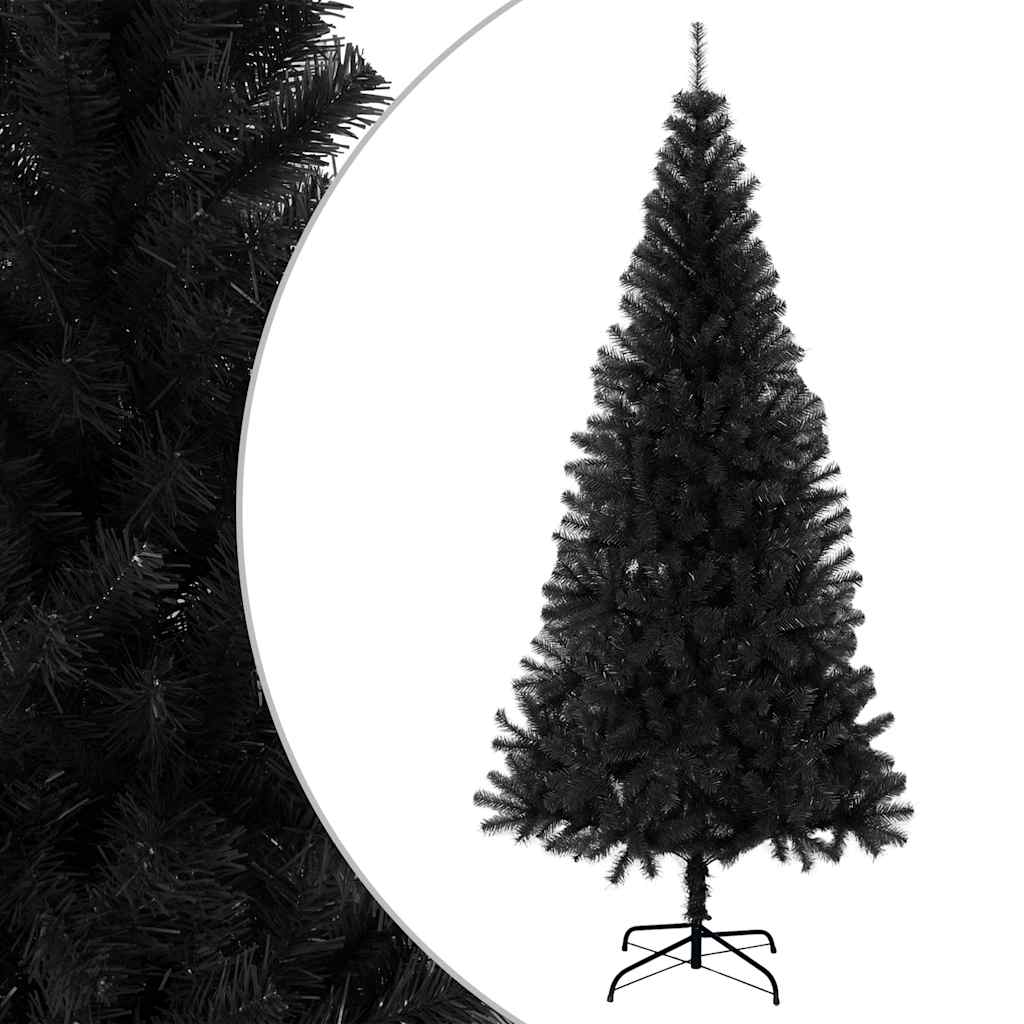 Vidaxl kunstkerstboom avec 180 cm standard noir