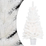 Vidaxl kunstkerstboom avec des aiguilles réalistes à 90 cm blancs