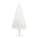 Vidaxl kunstkerstboom avec des aiguilles réalistes 150 cm blancs