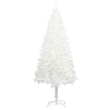 Vidaxl kunstkerstboom avec des aiguilles réalistes 180 cm blancs