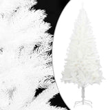 Vidaxl kunstkerstboom avec des aiguilles réalistes 210 cm blancs