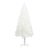 Vidaxl kunstkerstboom avec des aiguilles réalistes 210 cm blancs