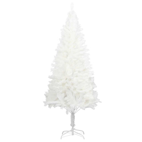Vidaxl kunstkerstboom avec des aiguilles réalistes 210 cm blancs