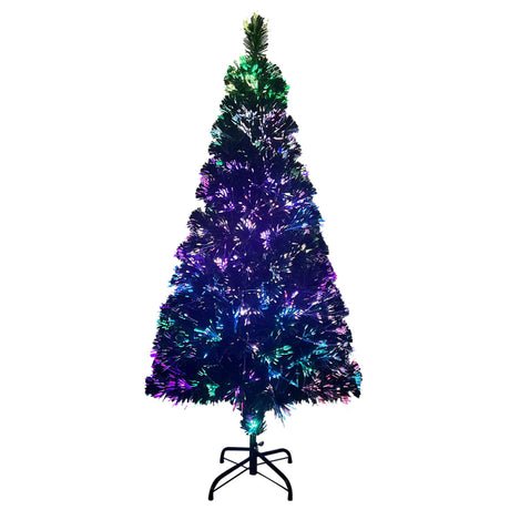 Vidaxl Kunstkerstboom avec un vert à fibre optique standard de 150 cm
