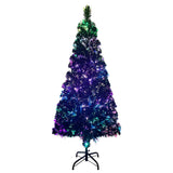 Vidaxl Kunstkerstboom avec un vert à fibre optique standard de 180 cm