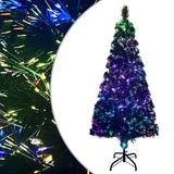 Vidaxl kunstkerstboom avec standard 210 cm à fibre optique vert